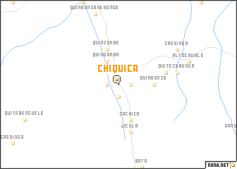 map of Chiquica