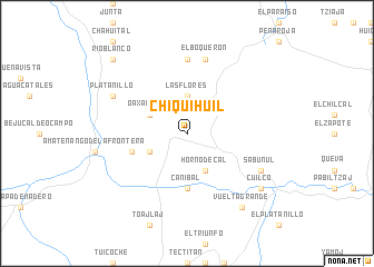 map of Chiquihuil