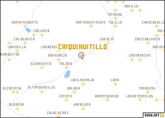 map of Chiquihuitillo