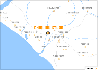 map of Chiquihuixtlán