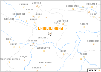 map of Chiquiliabaj