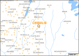 map of Chiquilio