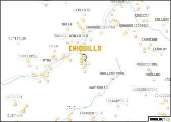 map of Chiquilla