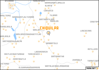 map of Chiquilpa