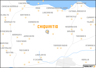 map of Chiquimitío