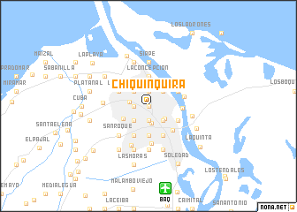 map of Chiquinquirá