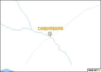 map of Chiquinquirá