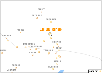 map of Chiquirimba