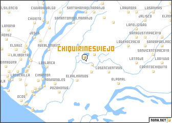 map of Chiquirines Viejo