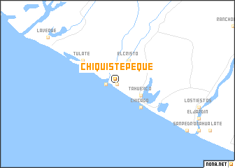 map of Chiquistepeque