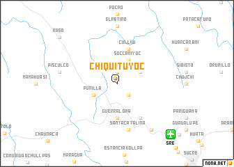 map of Chiquituyoc