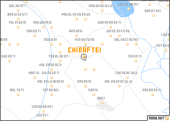 map of Chiraftei