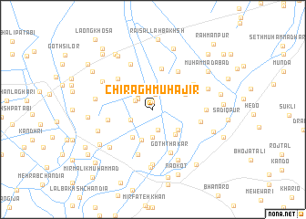 map of Chirāgh Muhājir