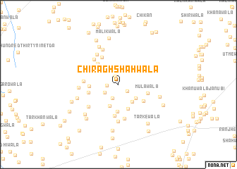 map of Chirāgh Shāhwāla