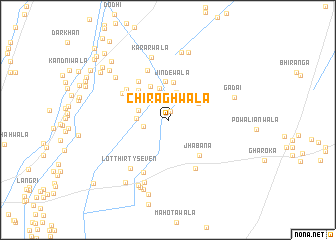 map of Chirāghwāla