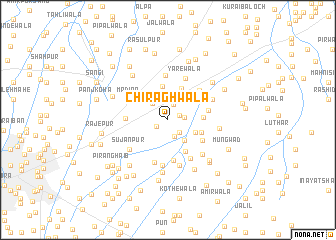 map of Chirāghwāla