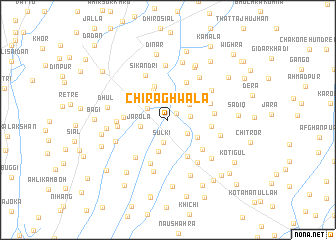 map of Chirāghwāla