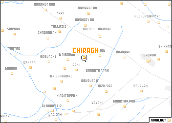 map of Chirāgh