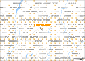 map of Chirāgpur