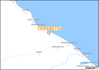 map of Chiraibetsu