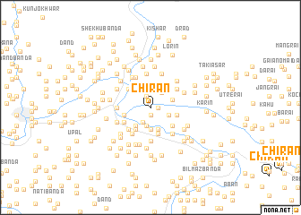map of Chirān