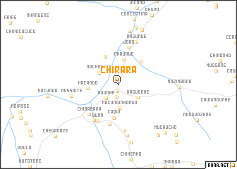 map of Chirara