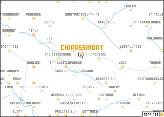 map of Chirassimont