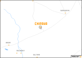 map of Chirāwa