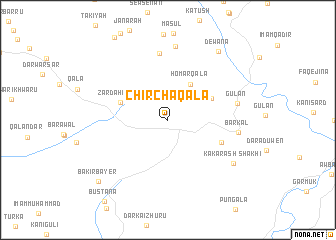 map of Chirchaqalā