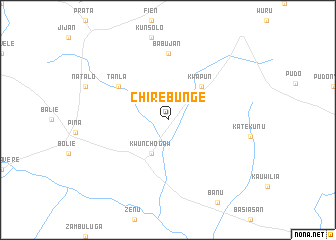 map of Chirebunge