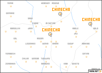 map of Chʼirecha