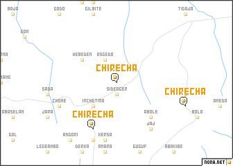 map of Chʼirecha