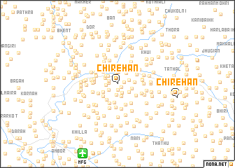 map of Chirehān