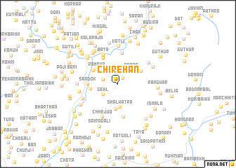map of Chirehān