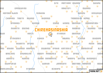 map of Chiremasinashia