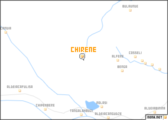 map of Chirene