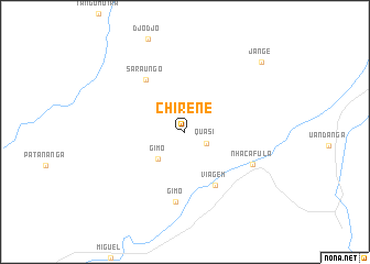 map of Chirene