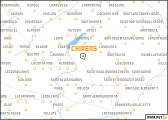 map of Chirens