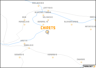 map of Chirets