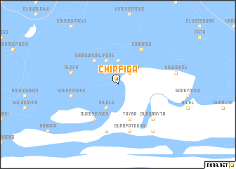 map of Chirfiga