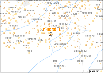 map of Chir Gali