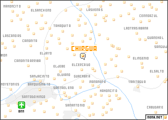 map of Chirgua