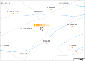 map of Chirgushi