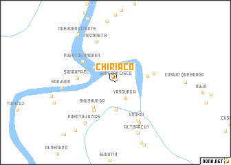 map of Chiriaco