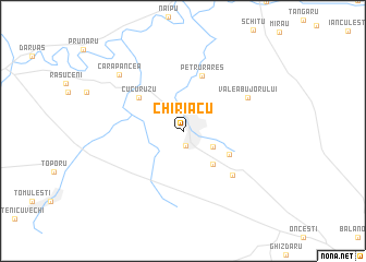 map of Chiriacu