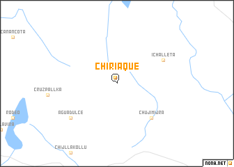 map of Chiriaque