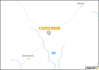 map of Chiricahua