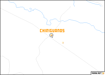 map of Chiriguanos