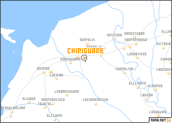 map of Chiriguare