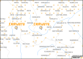 map of Chirijuyú